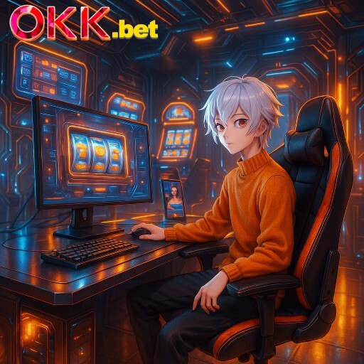 Imagem promocional da OKKBET divulgando a plataforma e suas promoções